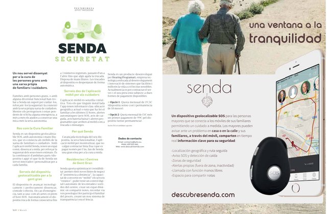 This month Senda appears in Magna Vital Magazine